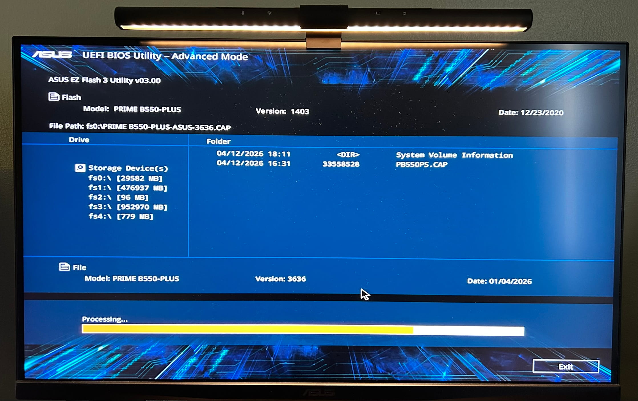 BIOS upgrade BIOS upgrade