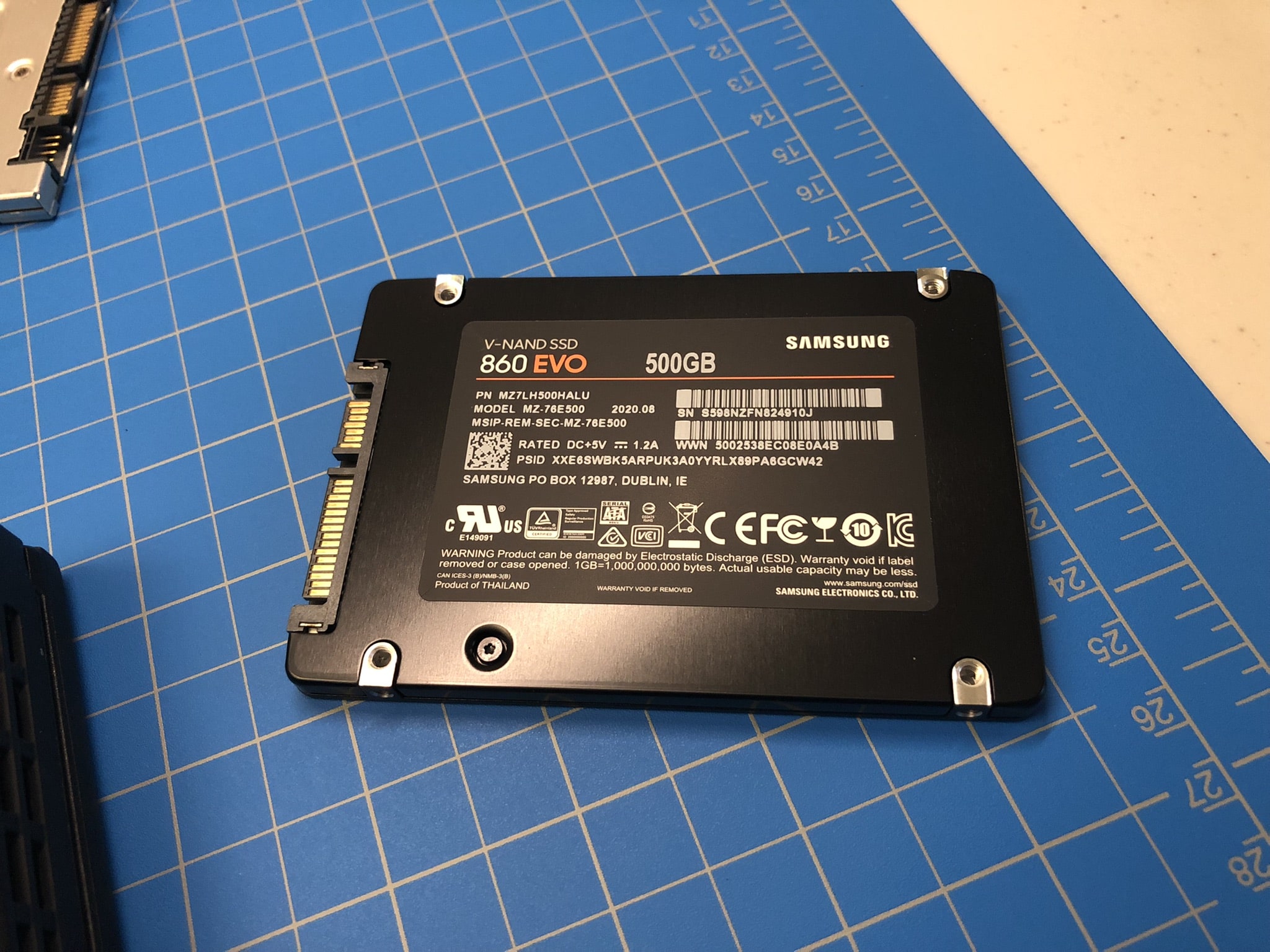 X220 SSD back