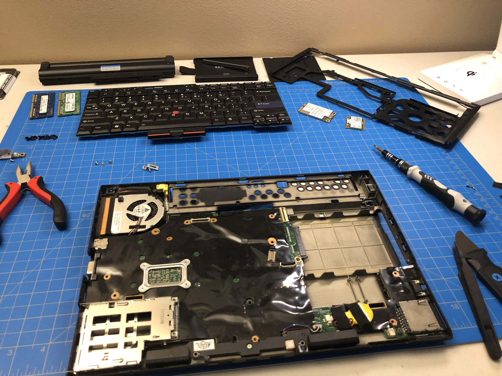 X220 disassembled